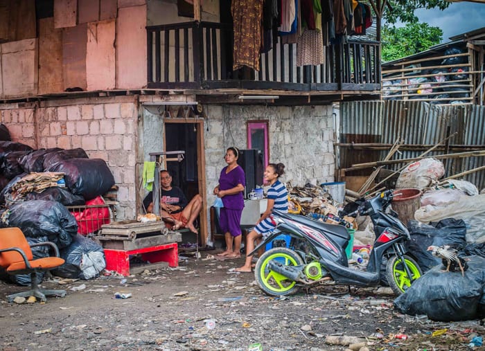 Homes in the dump at Cirendeu, Jakarta