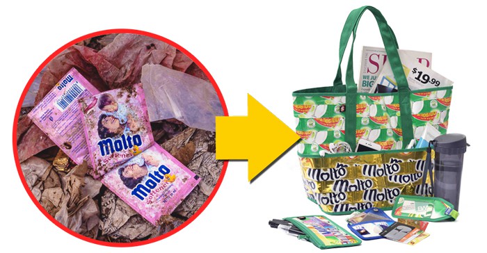 trash-to-bags-new Trash transformed into bags at XSProject
