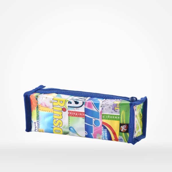 Pencil case by XSProject made from recycled plastic pouches