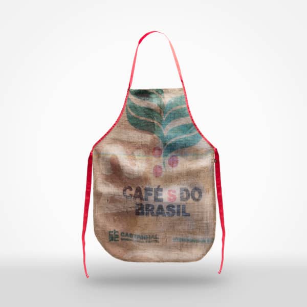 Hessian Apron by XSProject made from recycled coffee sacks